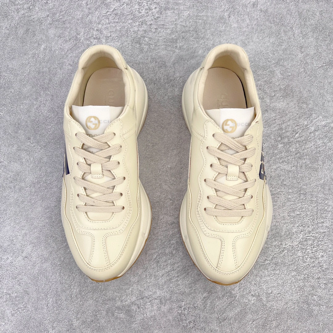OOBB- 663339 2SH00 9522 Rhyton Vintage Trainer Sneaker 5D calfskin item：B-X000E3127C