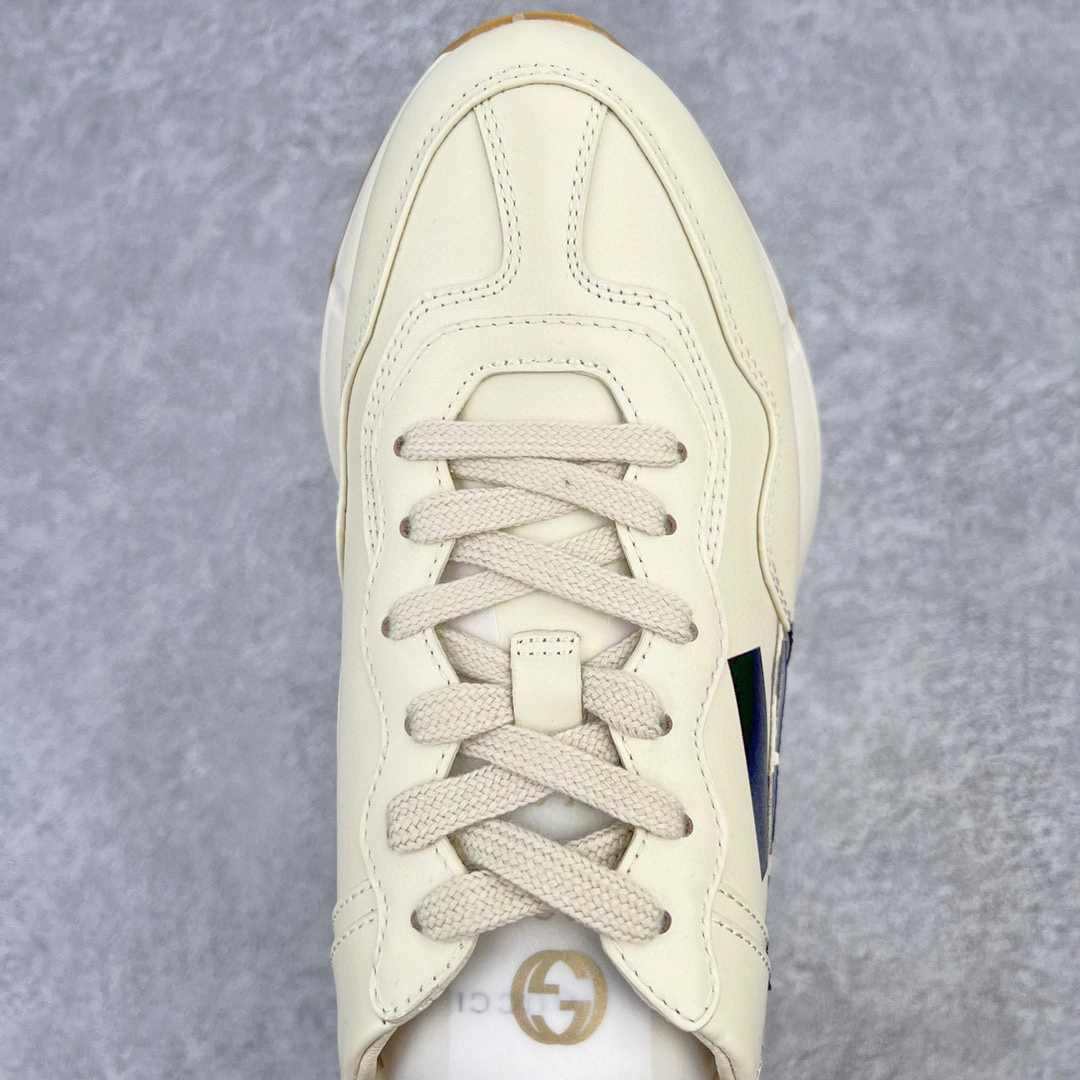 OOBB- 663339 2SH00 9522 Rhyton Vintage Trainer Sneaker 5D calfskin item：B-X000E3127C