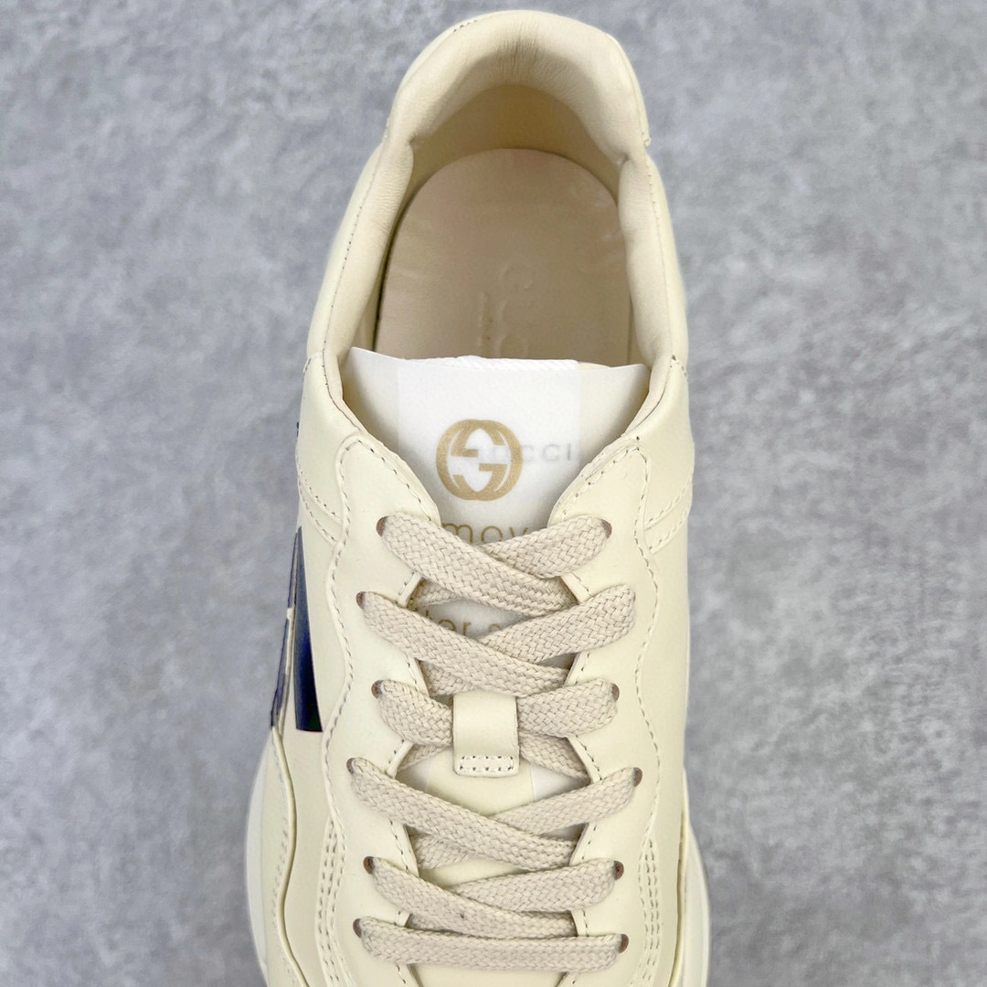 OOBB- 663339 2SH00 9522 Rhyton Vintage Trainer Sneaker 5D calfskin item：B-X000E3127C