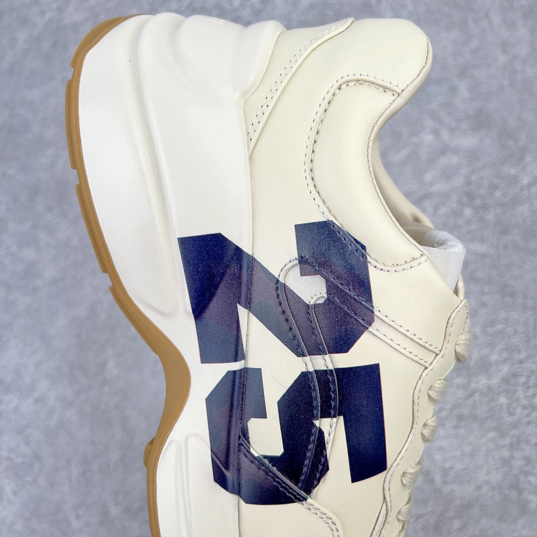 OOBB- 663339 2SH00 9522 Rhyton Vintage Trainer Sneaker 5D calfskin item：B-X000E3127C
