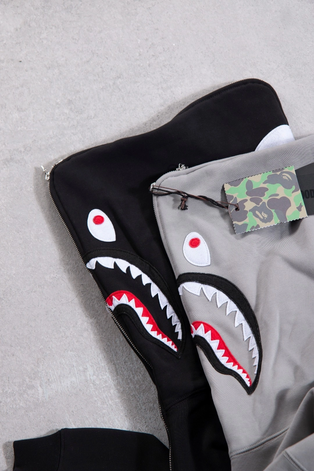 Gemini-- 21p5 BAPE Neighborhood(NBHD) YKK Cotton embroidery oversized 2colour item:E-F125L1105-2F