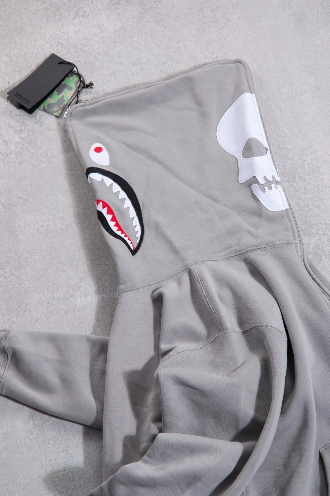 Gemini-- 21p5 BAPE Neighborhood(NBHD) YKK Cotton embroidery oversized 2colour item:E-F125L1105-2F