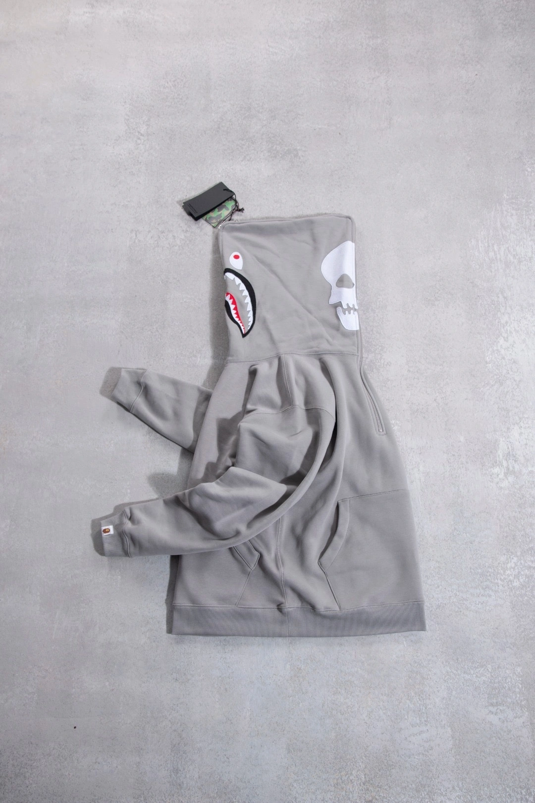 Gemini-- 21p5 BAPE Neighborhood(NBHD) YKK Cotton embroidery oversized 2colour item:E-F125L1105-2F