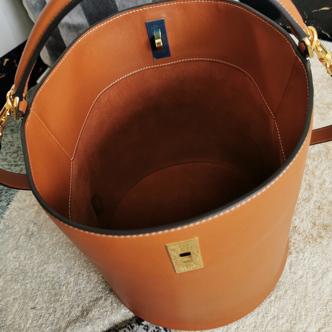 BUCKET 16 cowhide 2Colour item:B-B115B1237-2