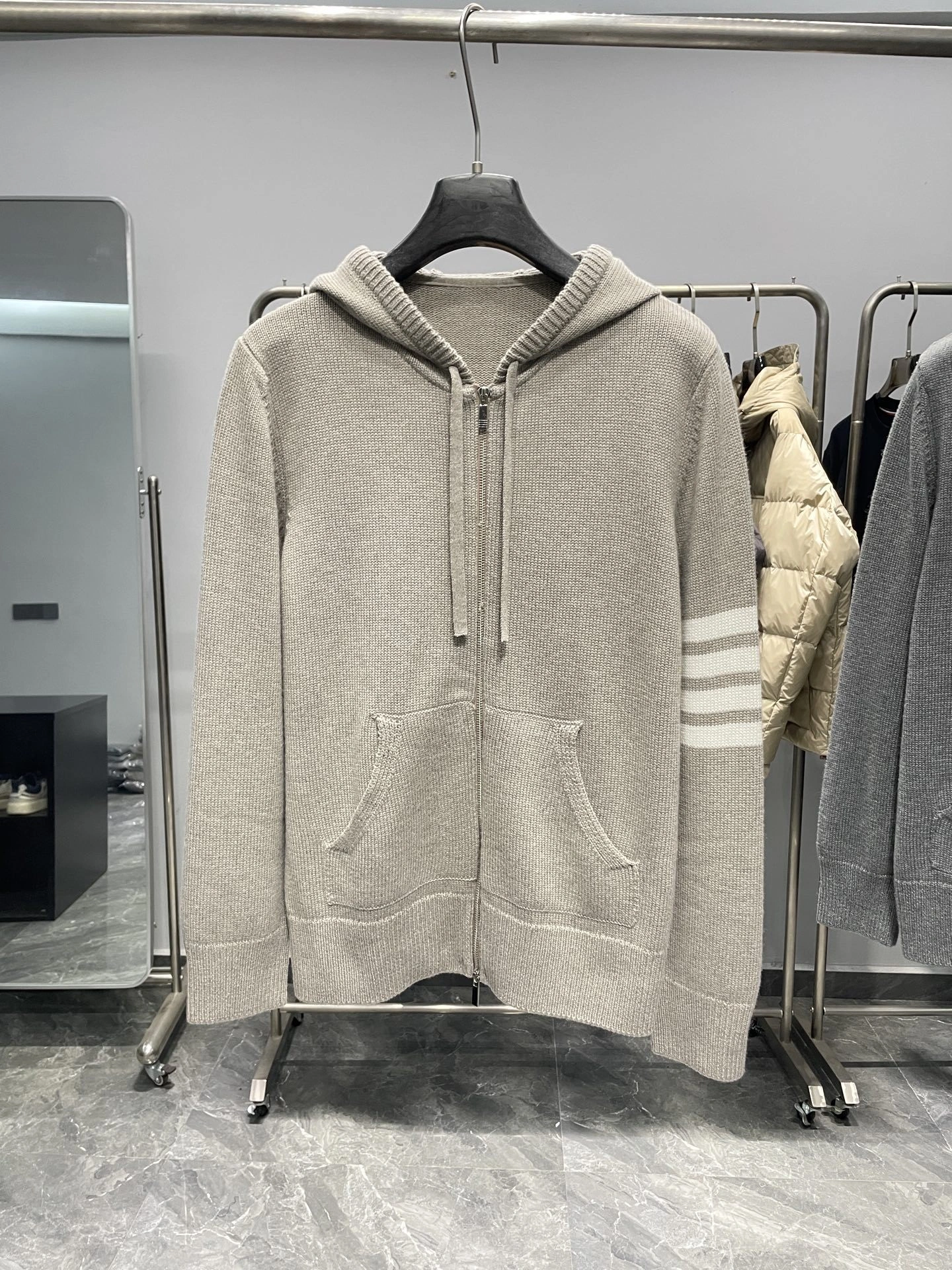 Bald Eagle-- 2row95 Extrafine Merino Wool oversized 3colour item:E-F360K1960-3