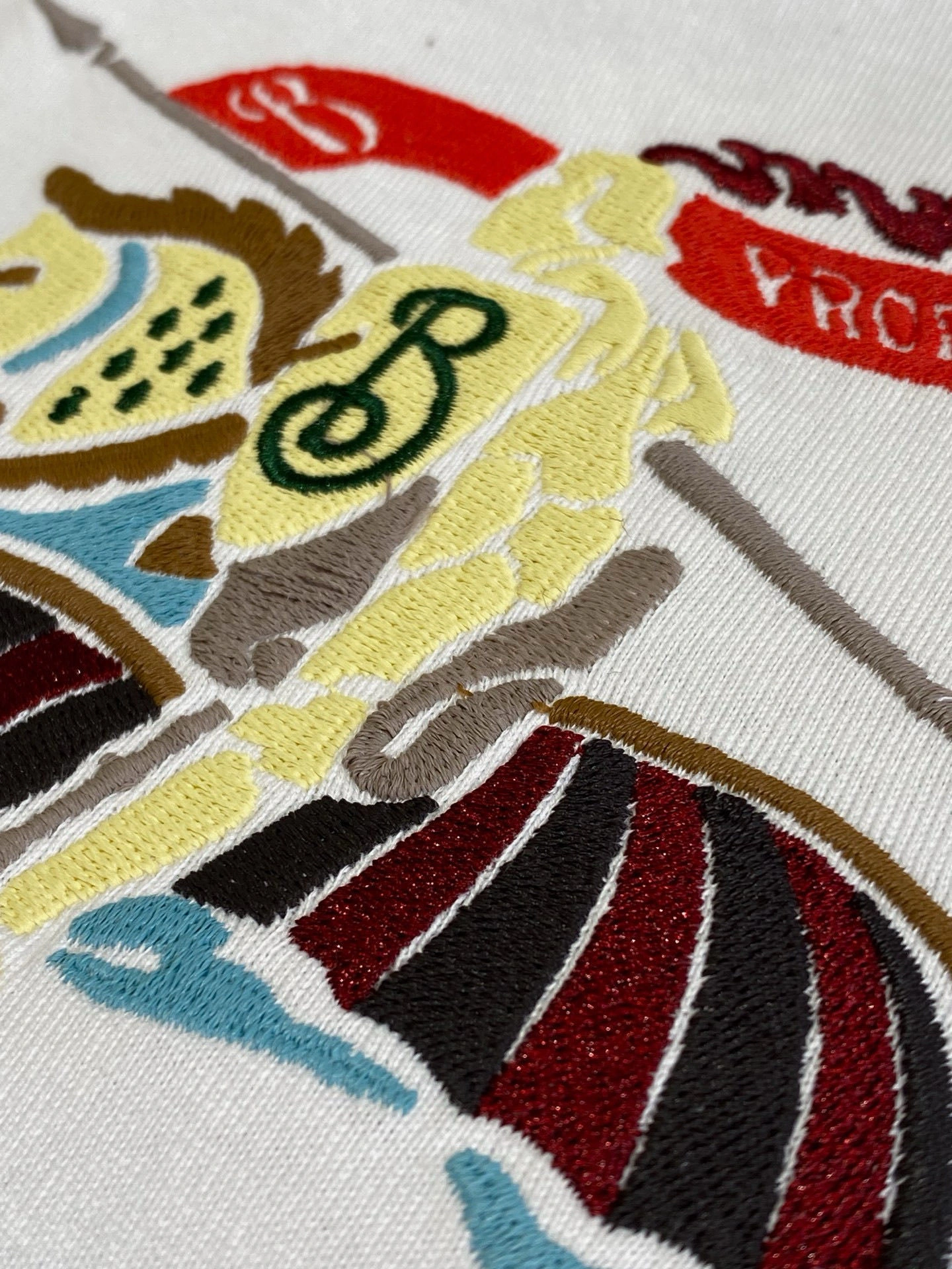 Bald Eagle - 2ur25rry Cotton embroidery oversize 2colour item:E-F020H1213-2