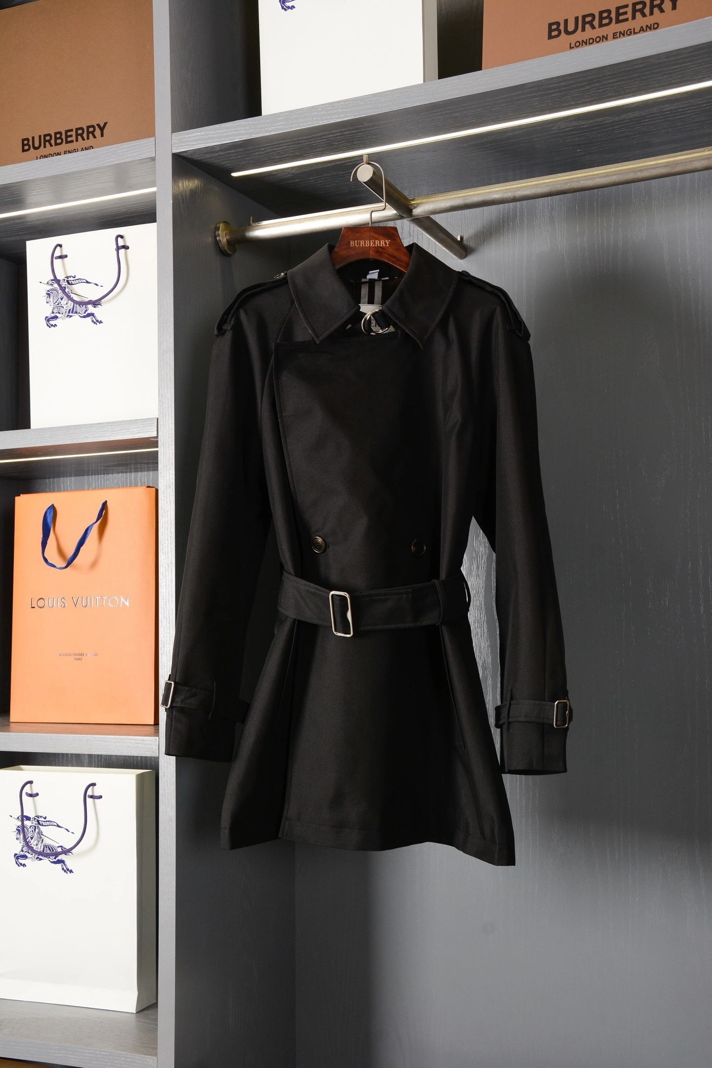 Bald Eagle-- 2ur25rry Trench Cotton 2colour item:E-F020L0519-2H