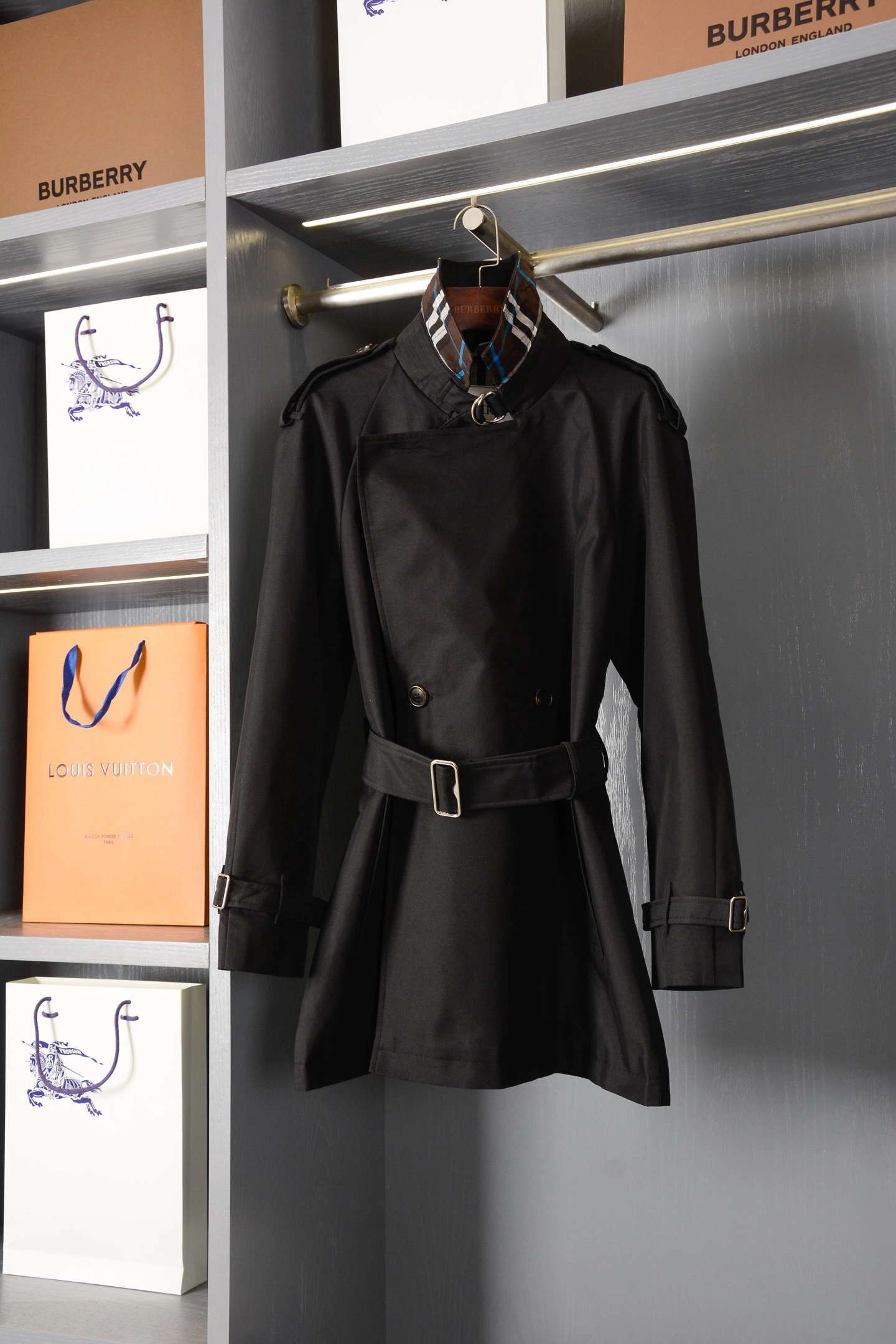 Bald Eagle-- 2ur25rry Trench Cotton 2colour item:E-F020L0519-2H
