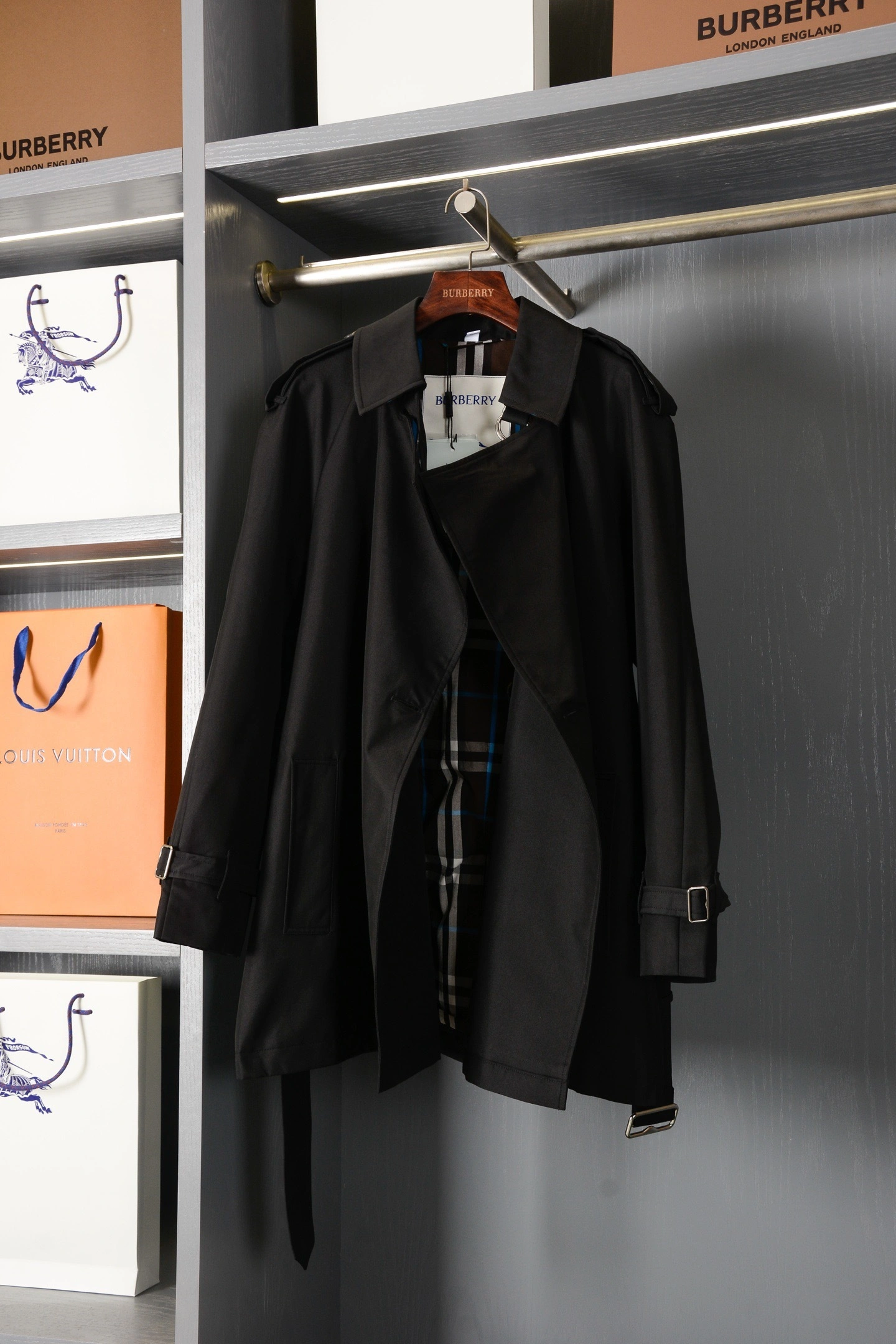 Bald Eagle-- 2ur25rry Trench Cotton 2colour item:E-F020L0519-2H
