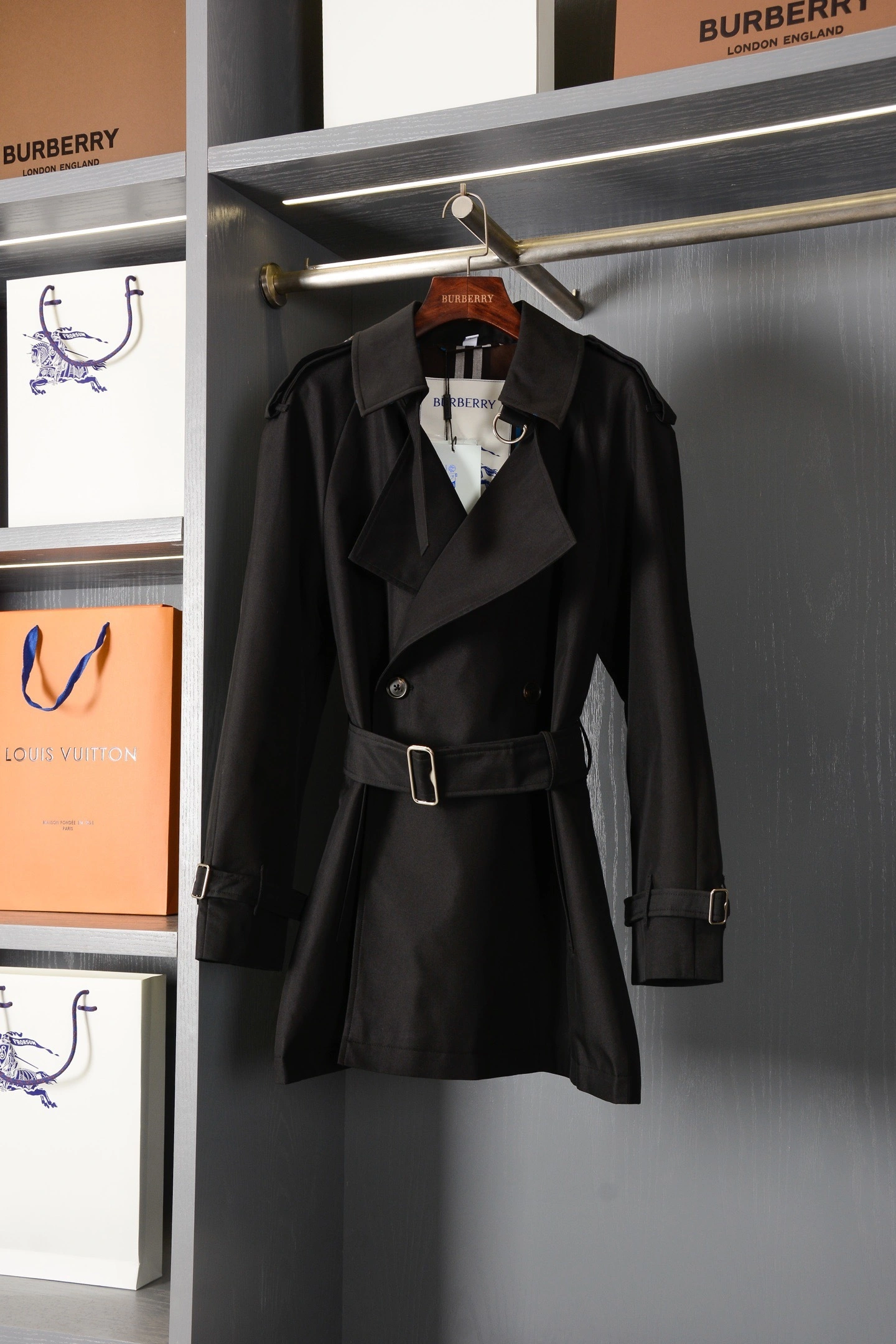 Bald Eagle-- 2ur25rry Trench Cotton 2colour item:E-F020L0519-2H