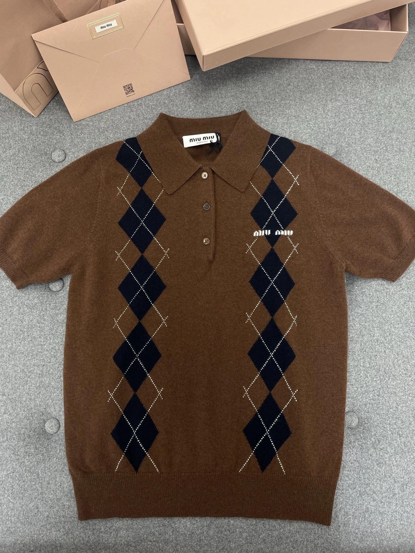Bald Eagle- 7iu7iu Polo cashmere item:E-F801F1210