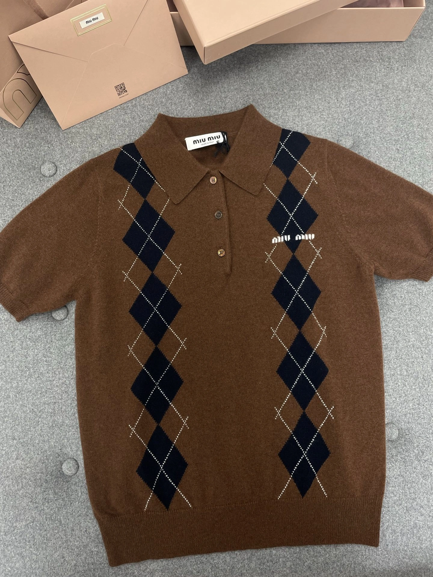 Bald Eagle- 7iu7iu Polo cashmere item:E-F801F1210