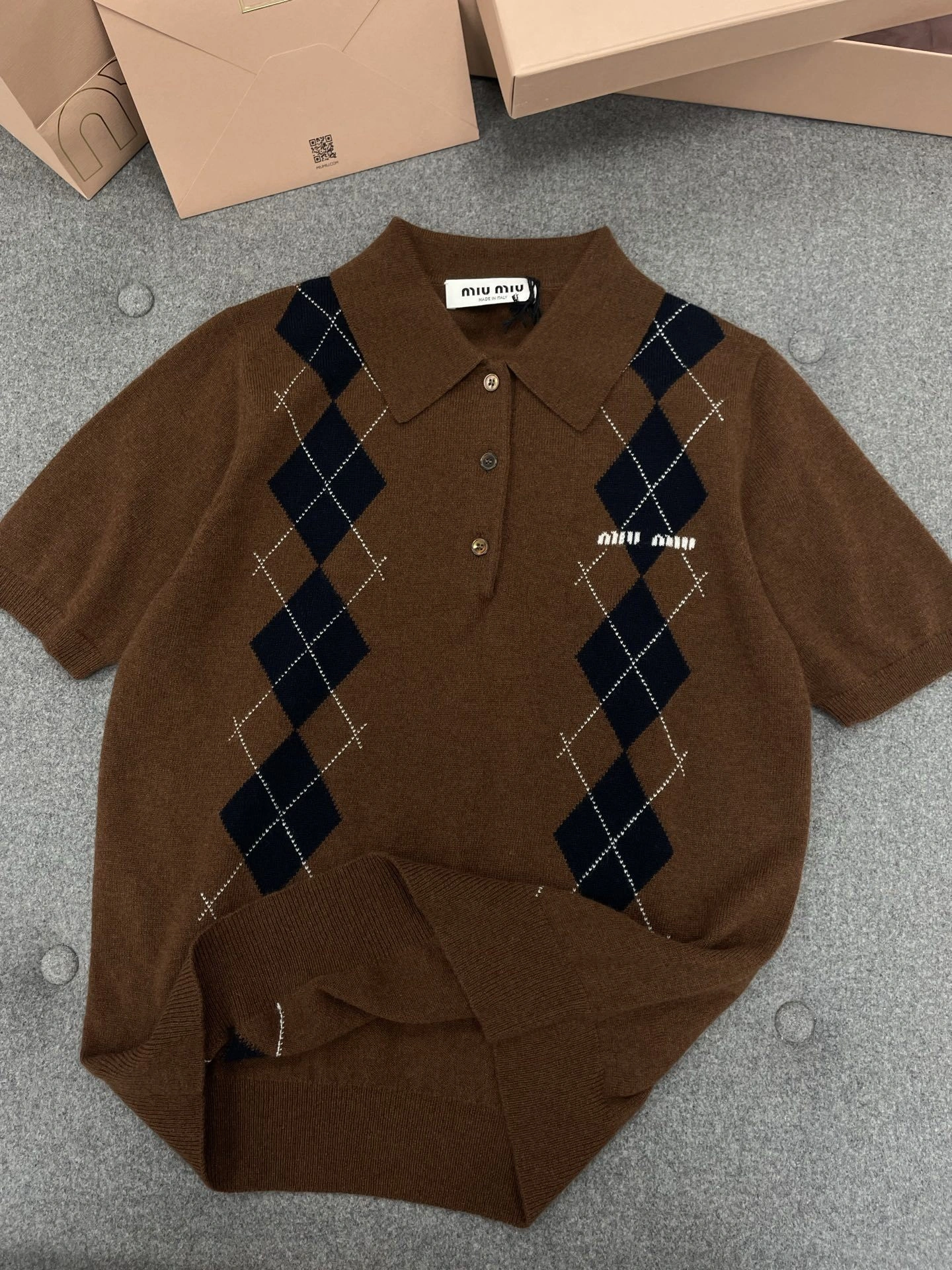 Bald Eagle- 7iu7iu Polo cashmere item:E-F801F1210