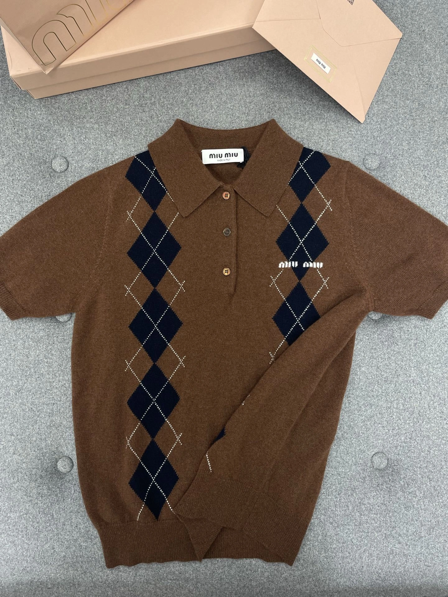 Bald Eagle- 7iu7iu Polo cashmere item:E-F801F1210