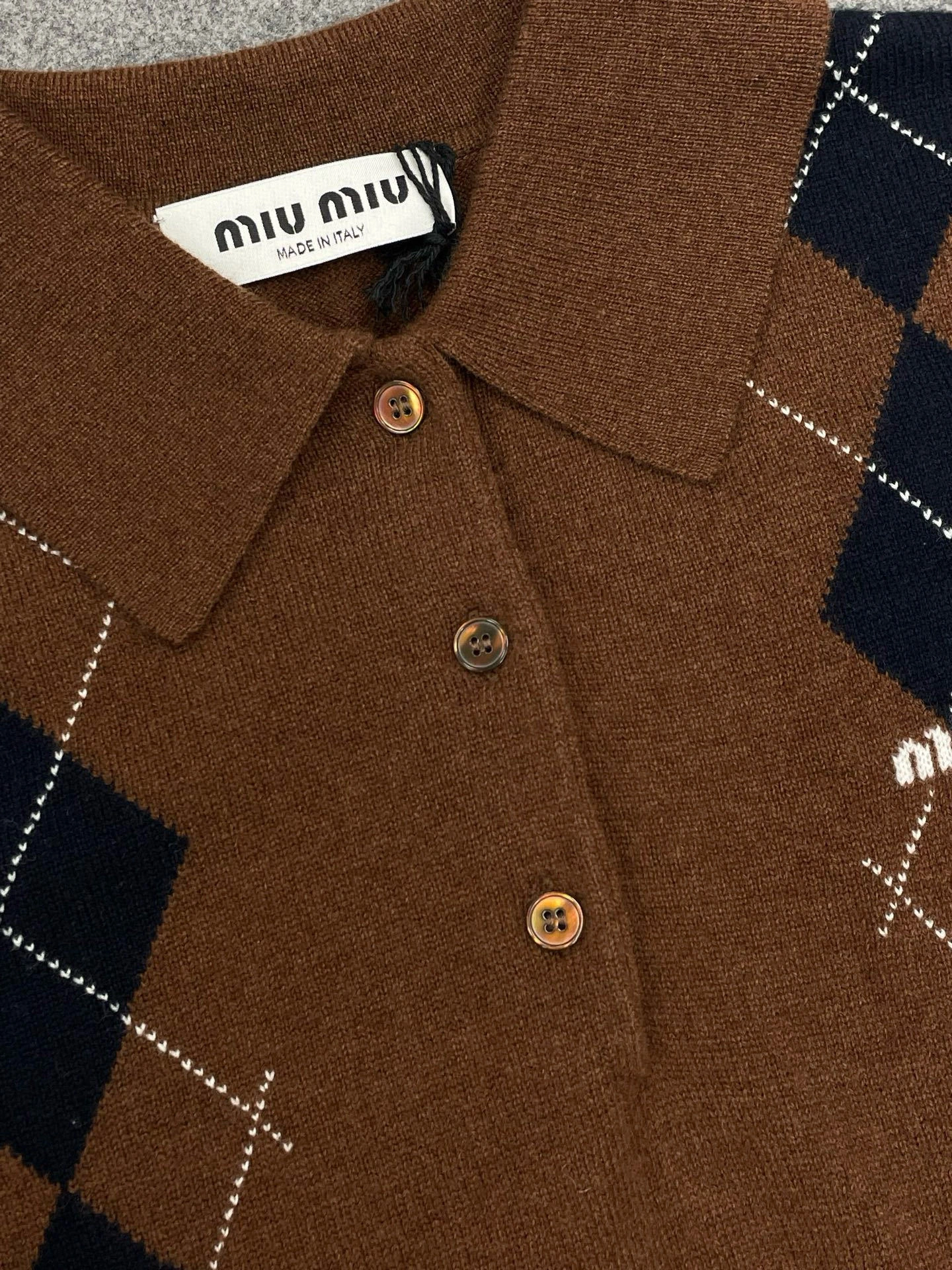 Bald Eagle- 7iu7iu Polo cashmere item:E-F801F1210