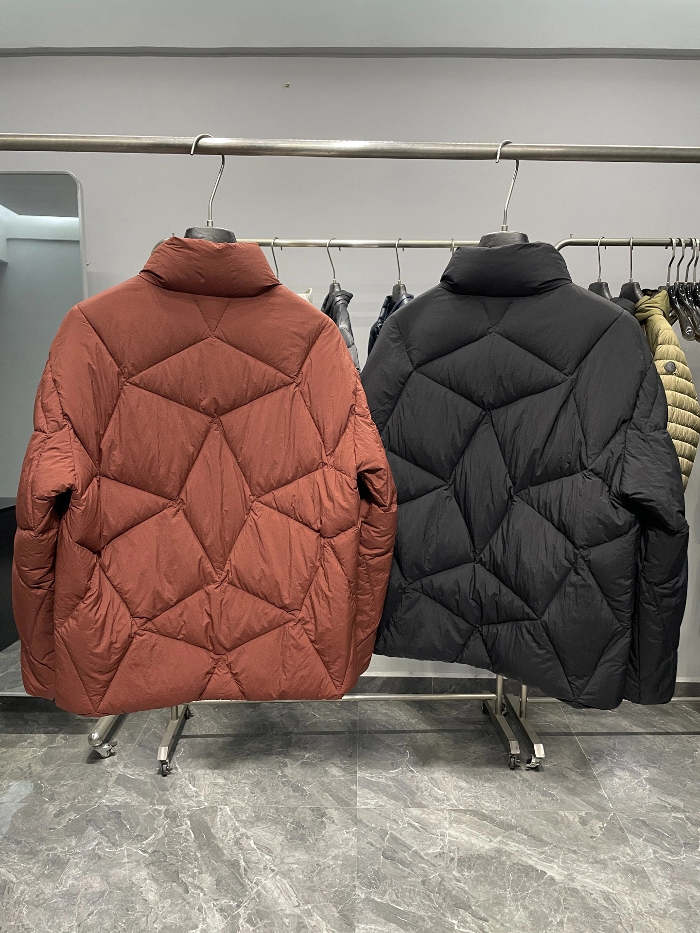 Bald Eagle- 7o9385r Down jacket 90 white duck down 2colour item:E-F360K0309-2