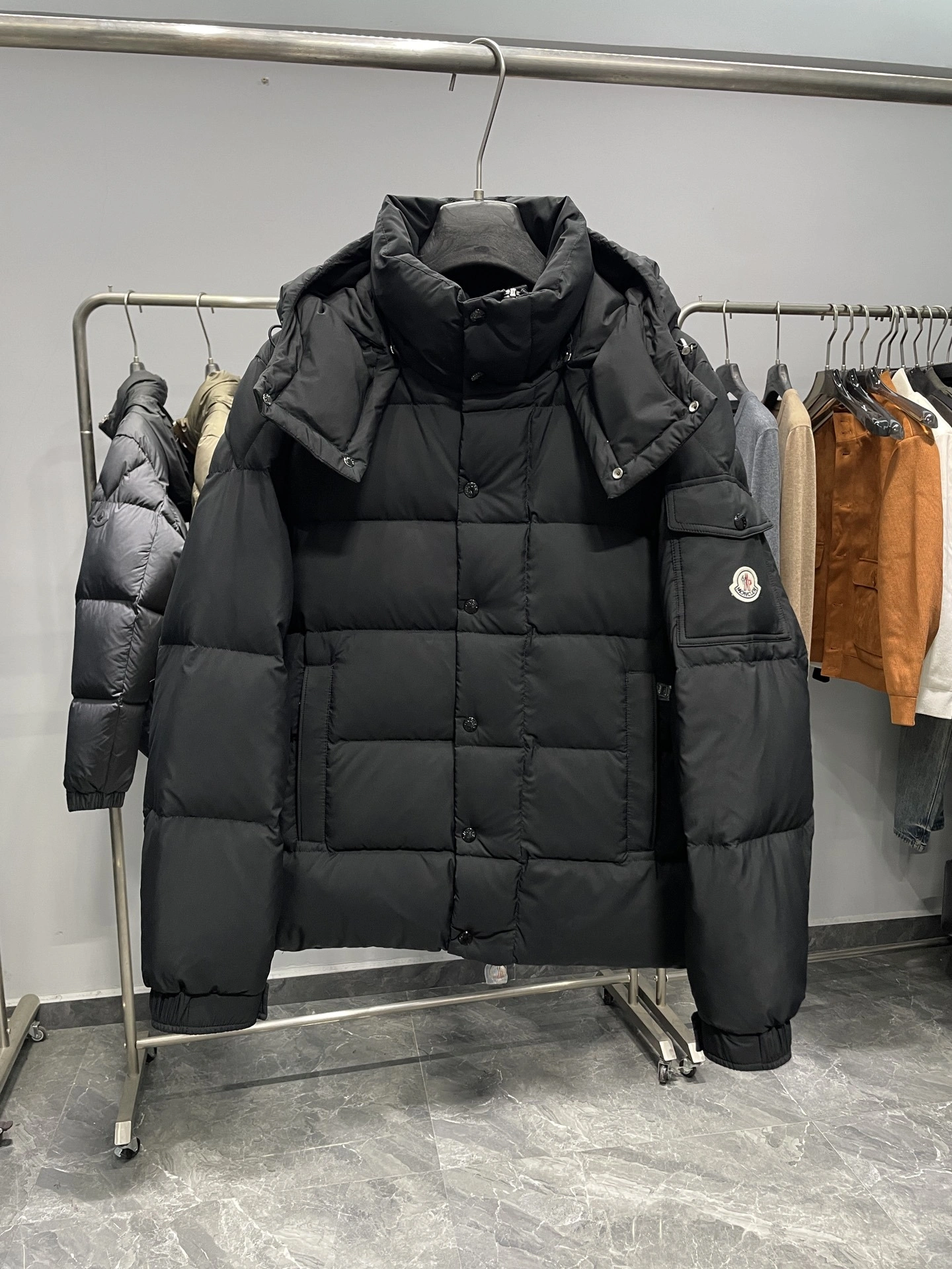 Bald Eagle- 7o9385r Down jacket 90% white duck down nylon item:E-F360K0304