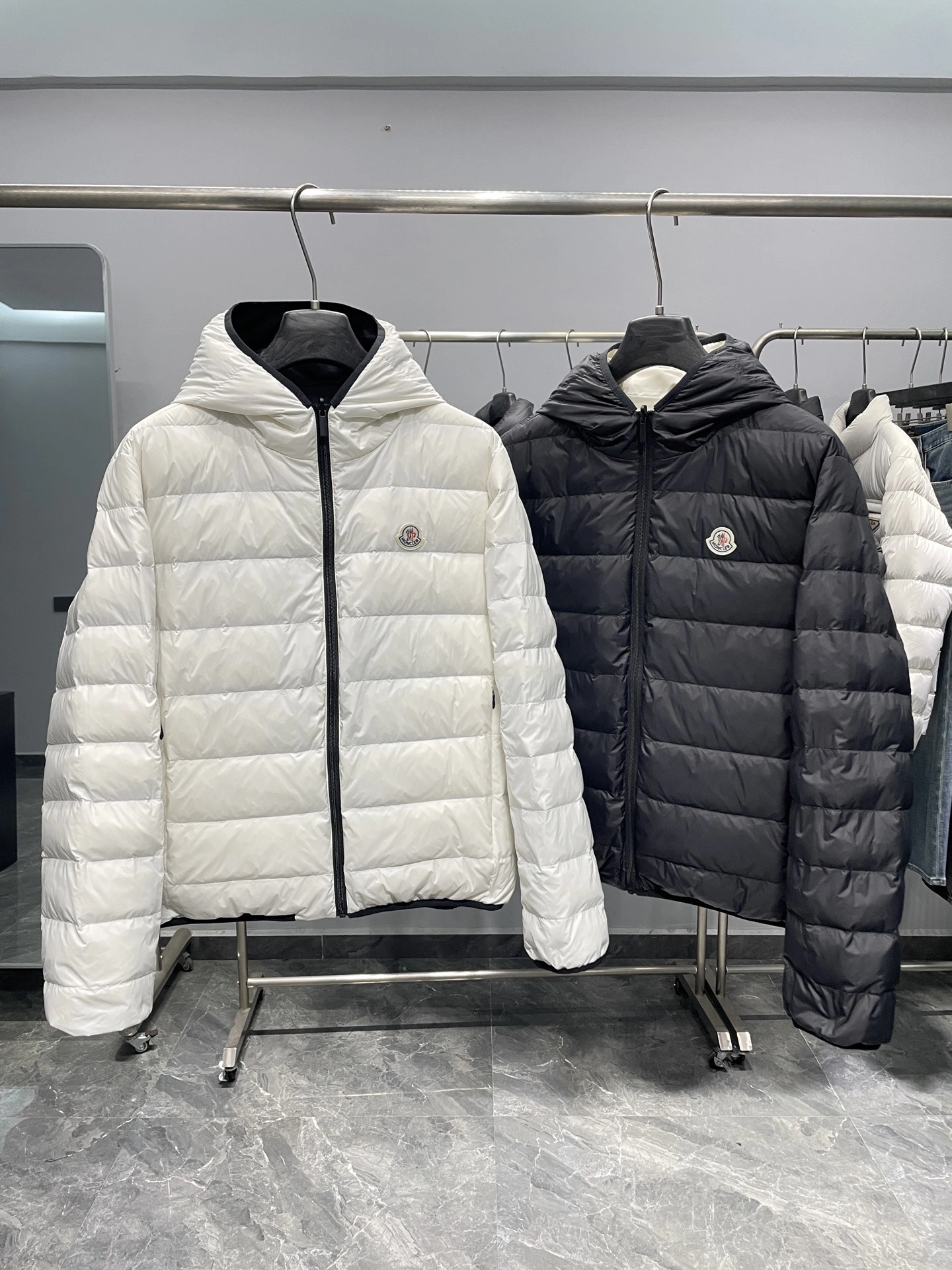 Bald Eagle- 7o9385r Down jacket reversible 2colour item:E-F360K0315-2