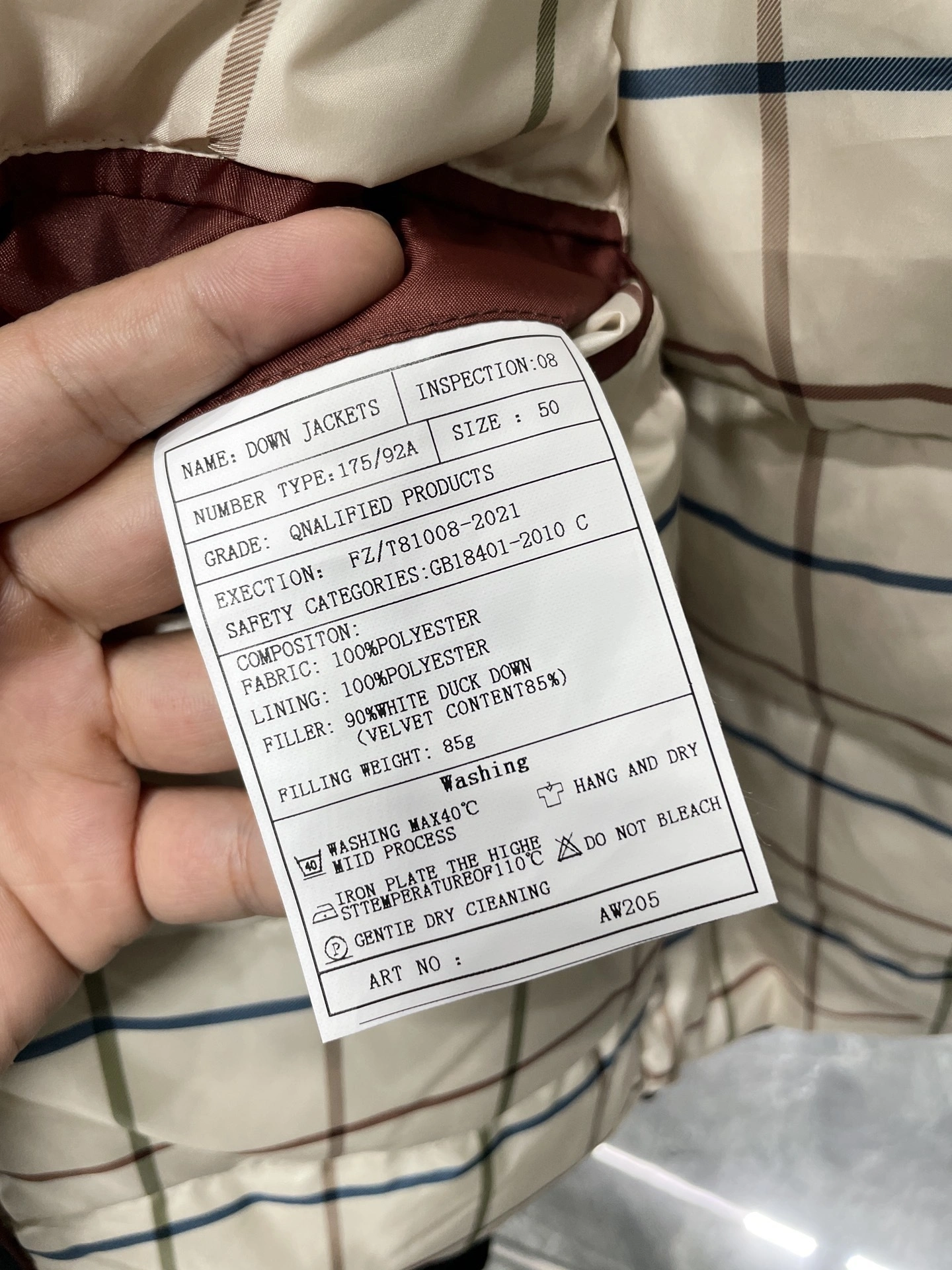 Bald Eagle- 8oro Pi191 Down jacket white goose down 2colour item:E-F360K0352-2