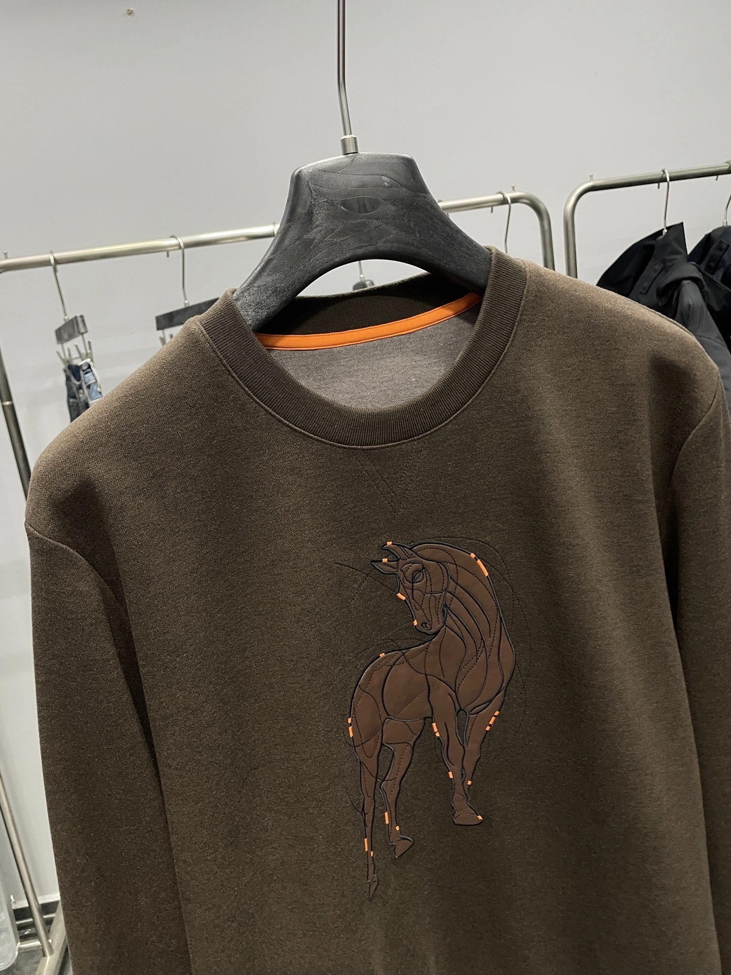 Bald Eagle- H5r75s embroidery Cotton oversize 2colour item:E-F360K0338-2