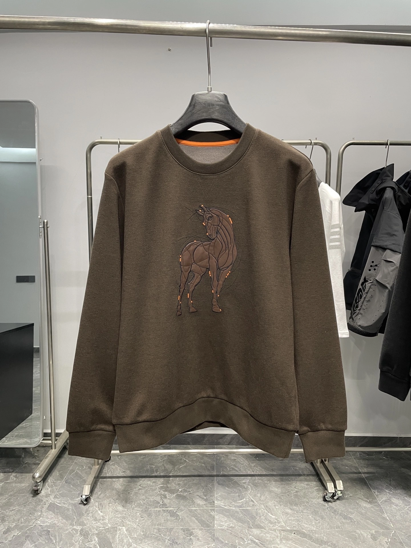 Bald Eagle- H5r75s embroidery Cotton oversize 2colour item:E-F360K0338-2