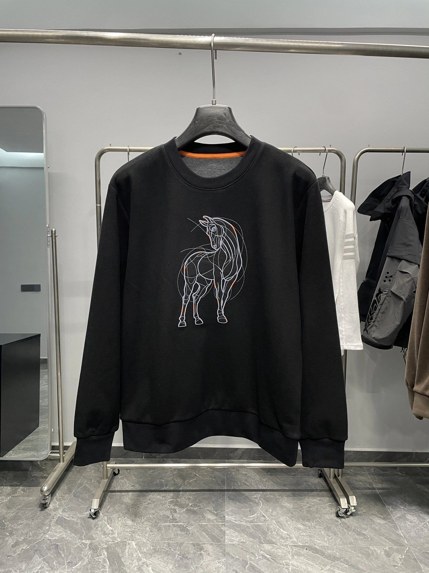 Bald Eagle- H5r75s embroidery Cotton oversize 2colour item:E-F360K0338-2