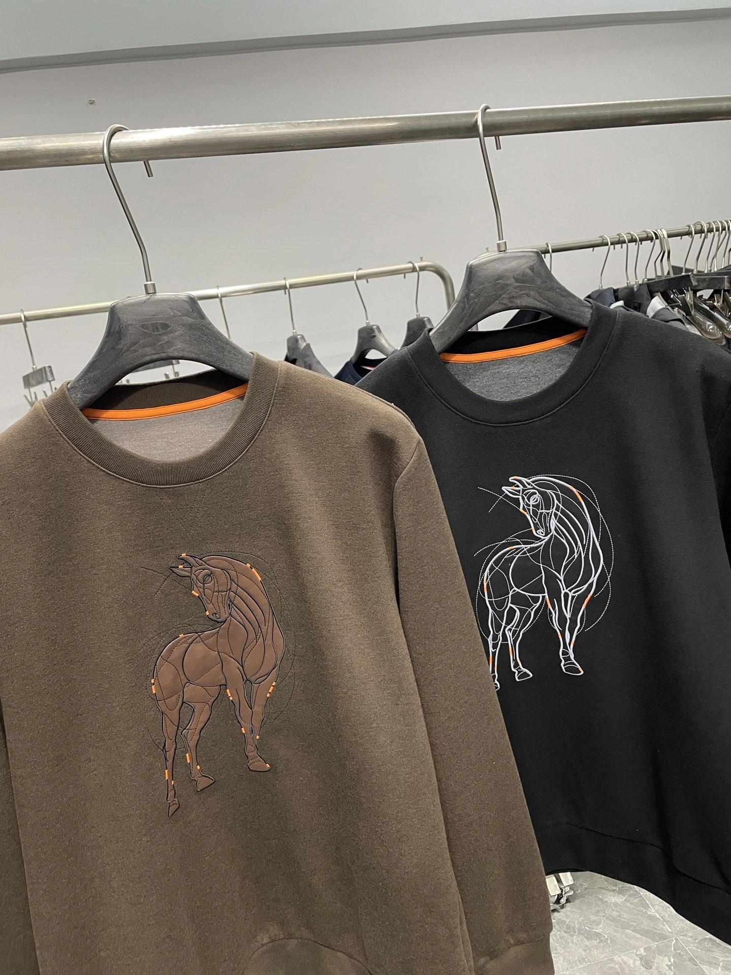 Bald Eagle- H5r75s embroidery Cotton oversize 2colour item:E-F360K0338-2