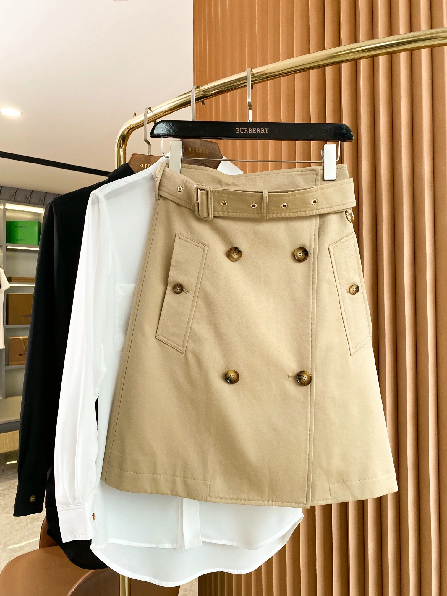 Bald eagle- 2ur25rry cotton Trench high quality version item:E-F020C3016