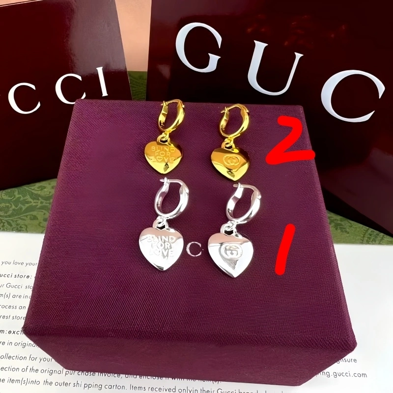 Barbara -- 6u33i LOVE earrings 2colour item:E-S092L3163-2H