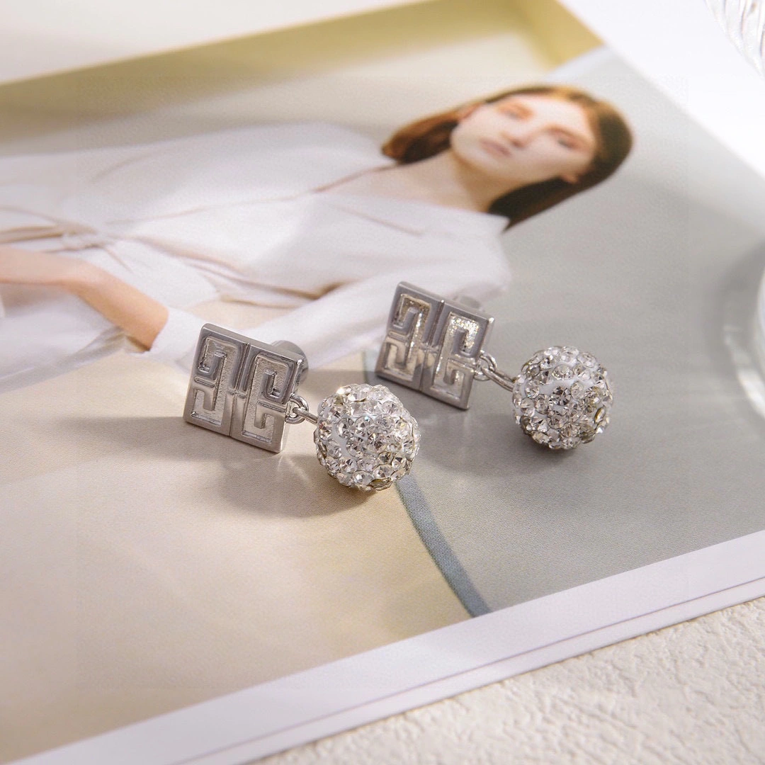 Barbara-- 2v861ri earrings 2colour item : E-S092J3128-2H