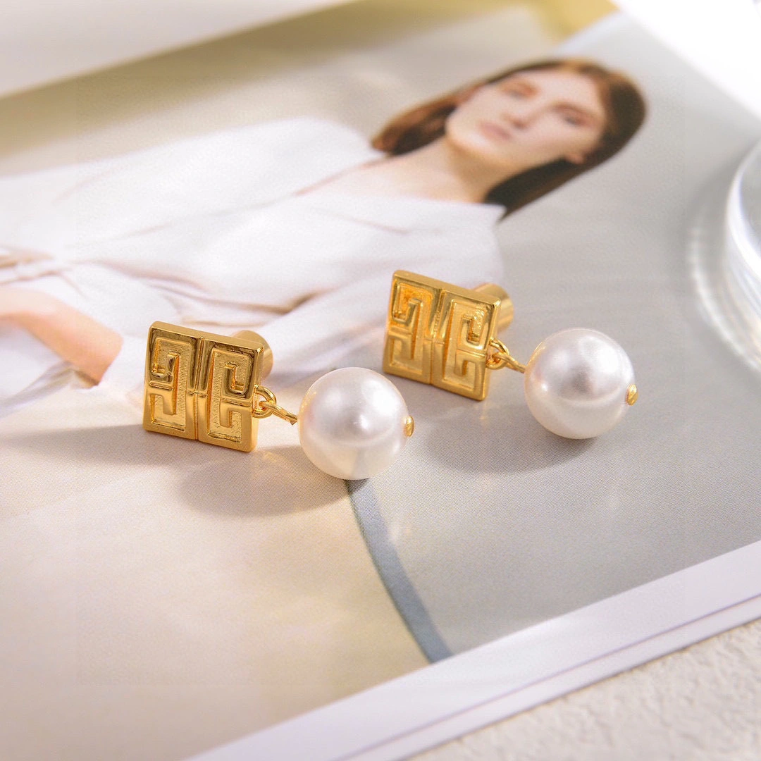 Barbara-- 2v861ri earrings 2colour item : E-S092J3128-2H