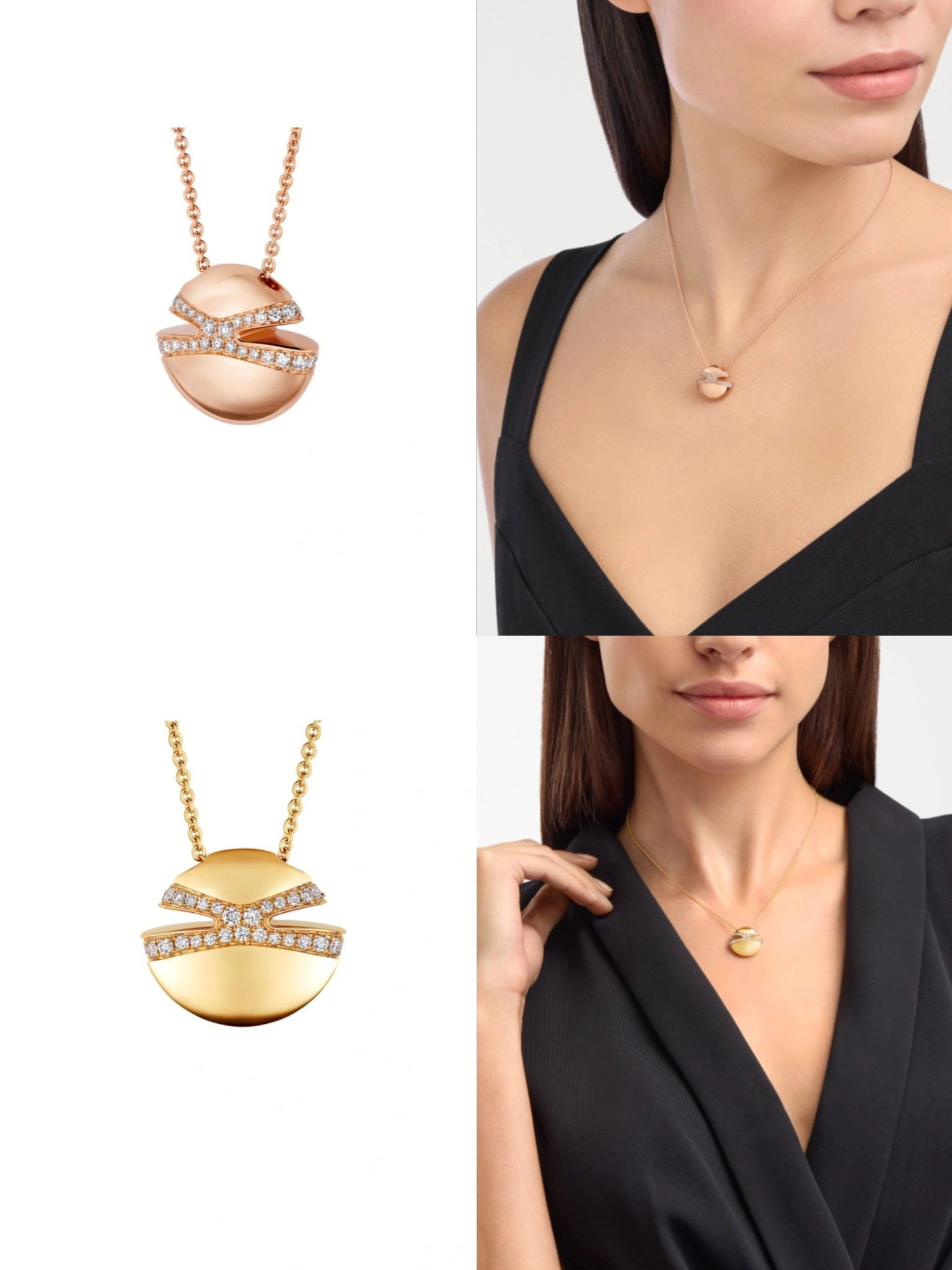 Barbara-- 2v861ri necklace 3Colour item : E-S092K1121-3H