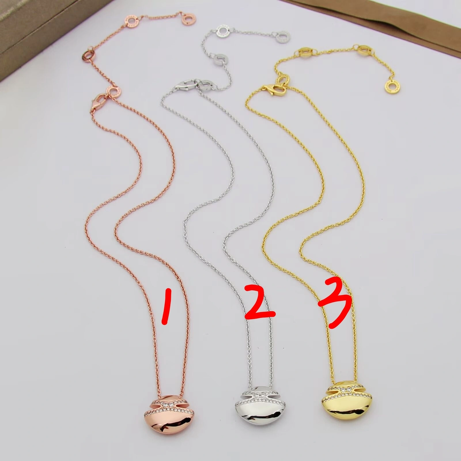 Barbara-- 2v861ri necklace 3Colour item : E-S092K1121-3H