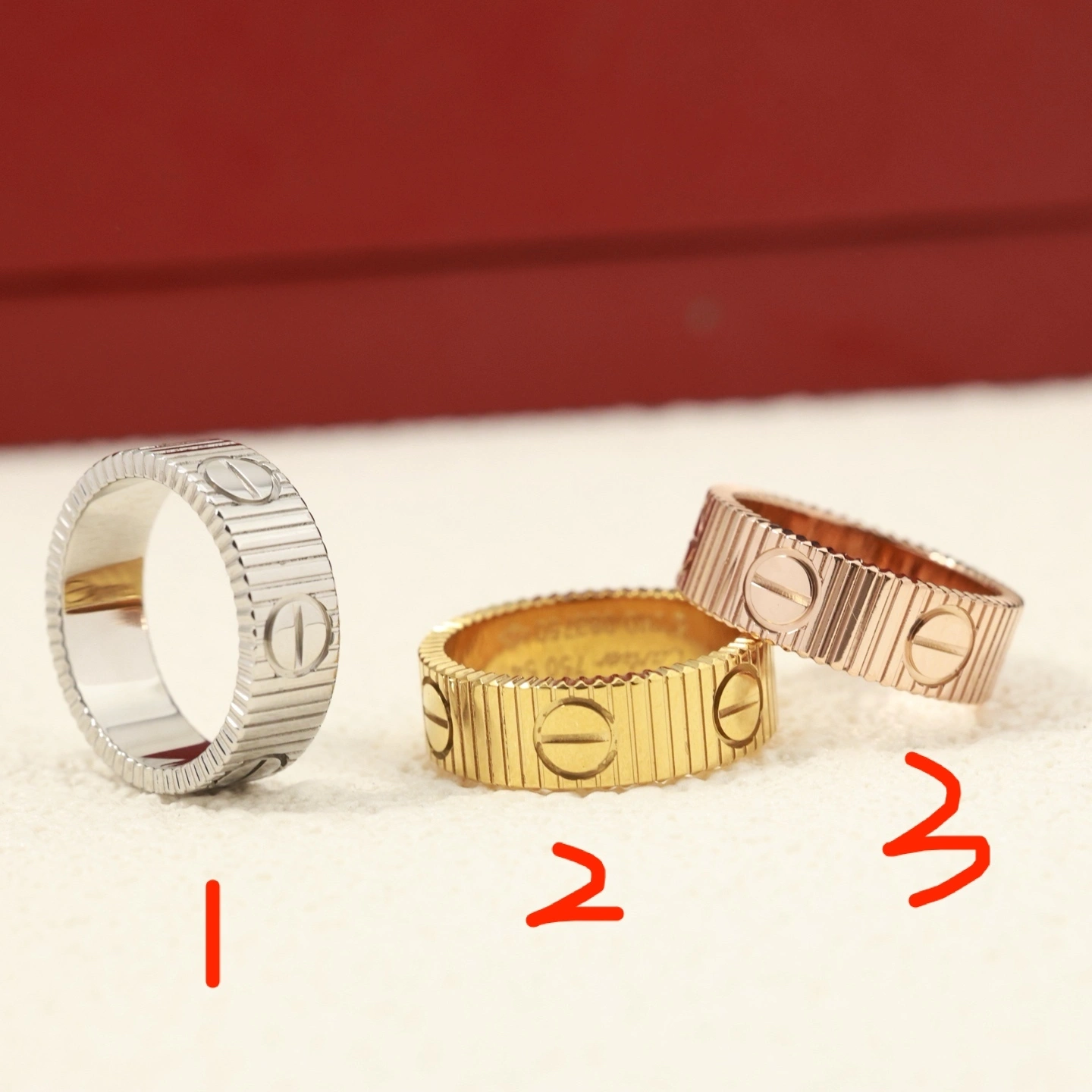 Barbara-- 31rti5r 18k gold 3colour item : E-S092J3016-3H