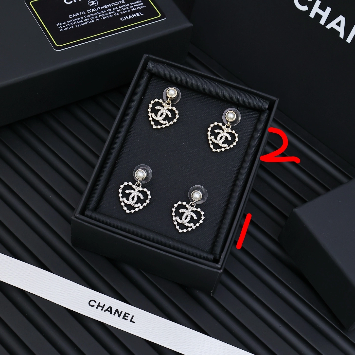 Barbara-- 3h1958 earrings 2Colour item : E-S092K1110-2H
