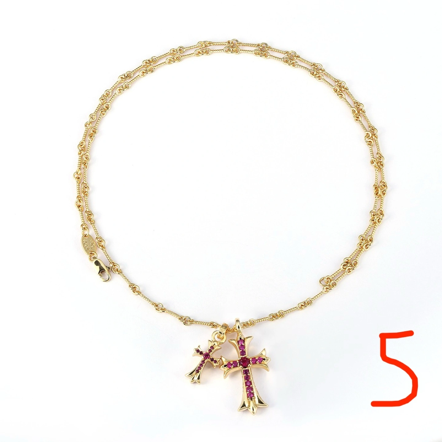 Barbara-- 3hro75 necklace 5colour item : E-S092J2915-5H
