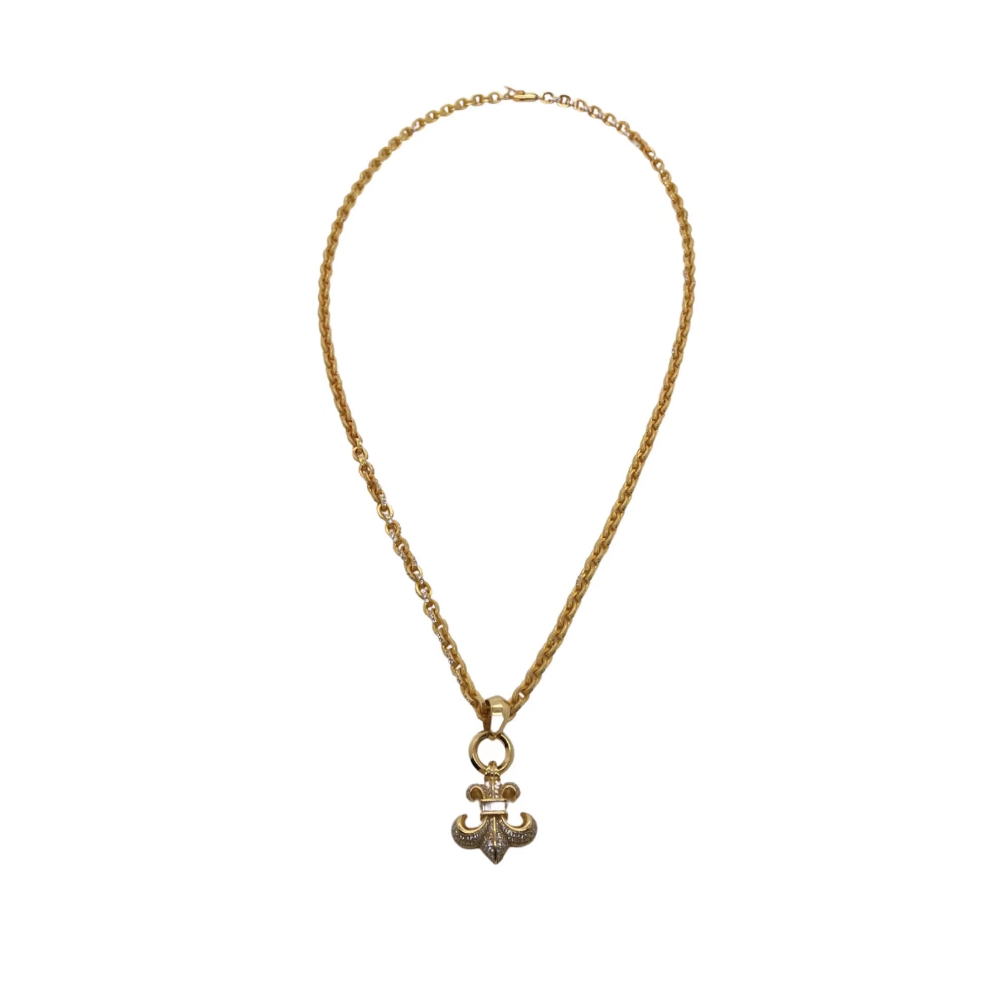 Barbara-- 3hro75 necklace silver item : E-S092J3137H