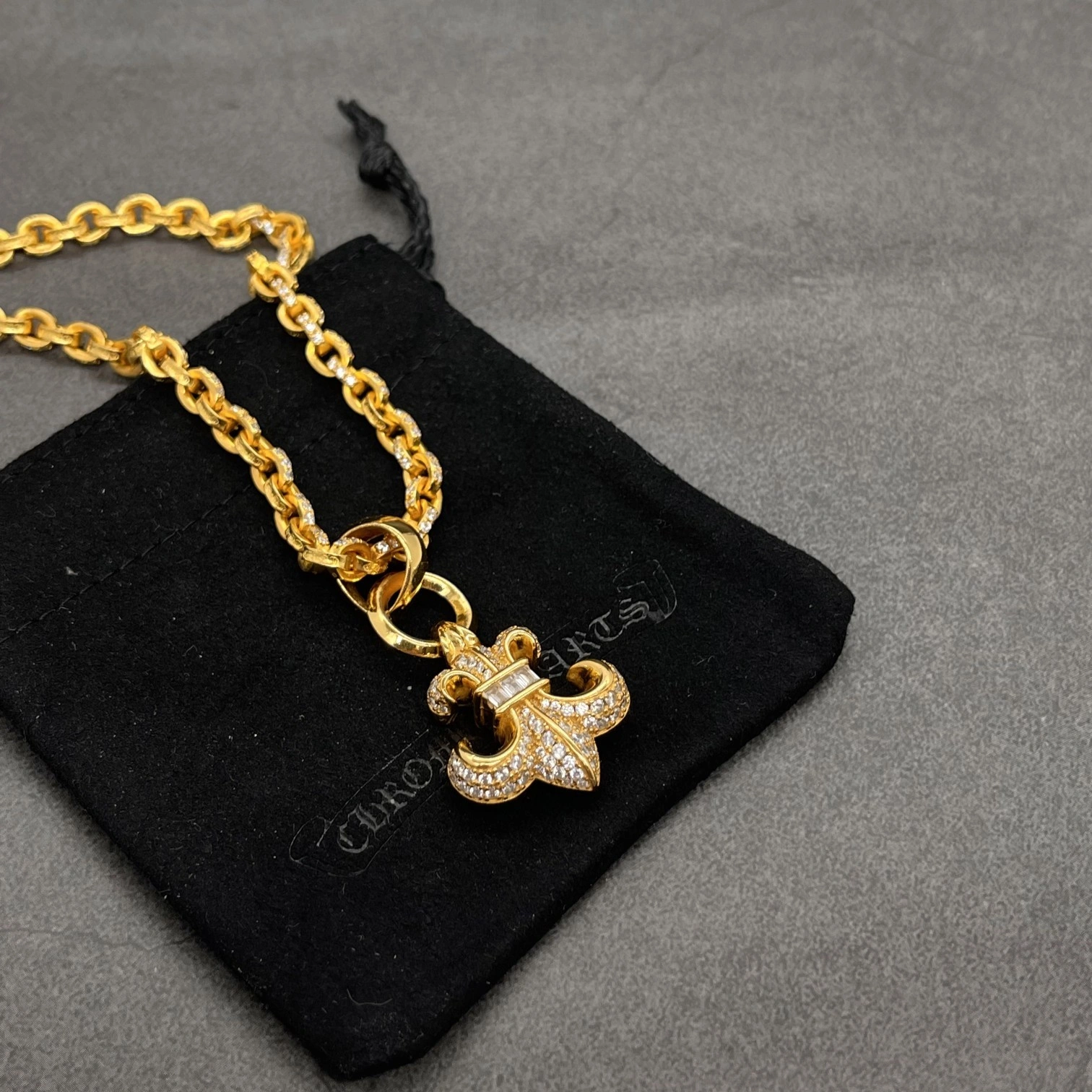 Barbara-- 3hro75 necklace silver item : E-S092J3137H