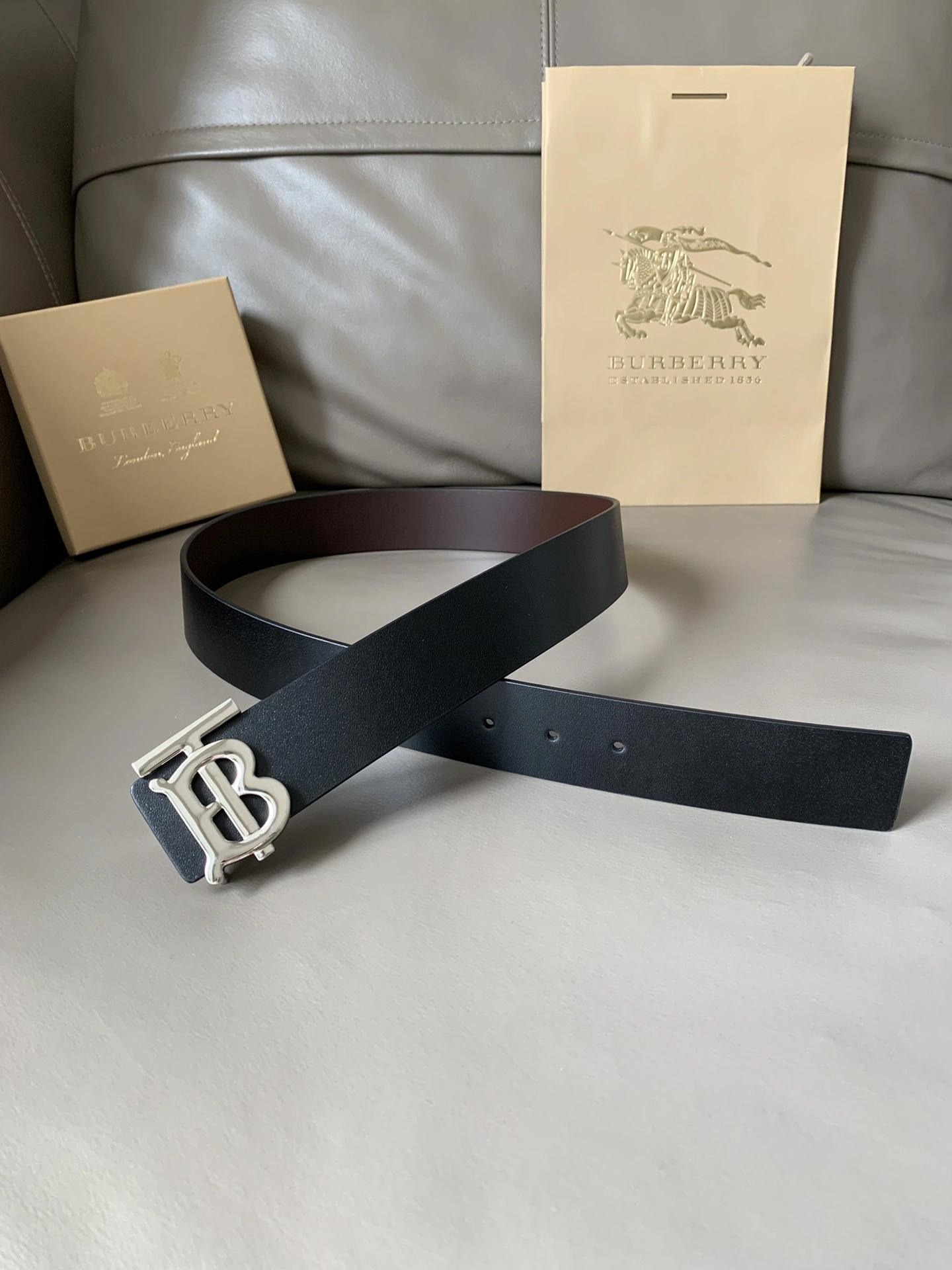 Barbara-- 4CM three piece--reversible cowhide item:C-S333K1811