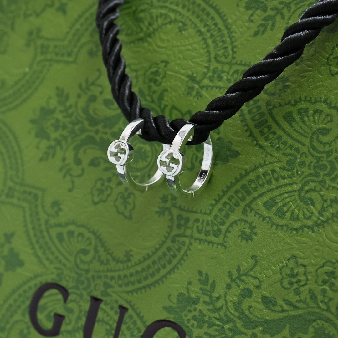 Barbara-- 6u33i Interlocking earrings 2colour item : E-S092J2918-2H