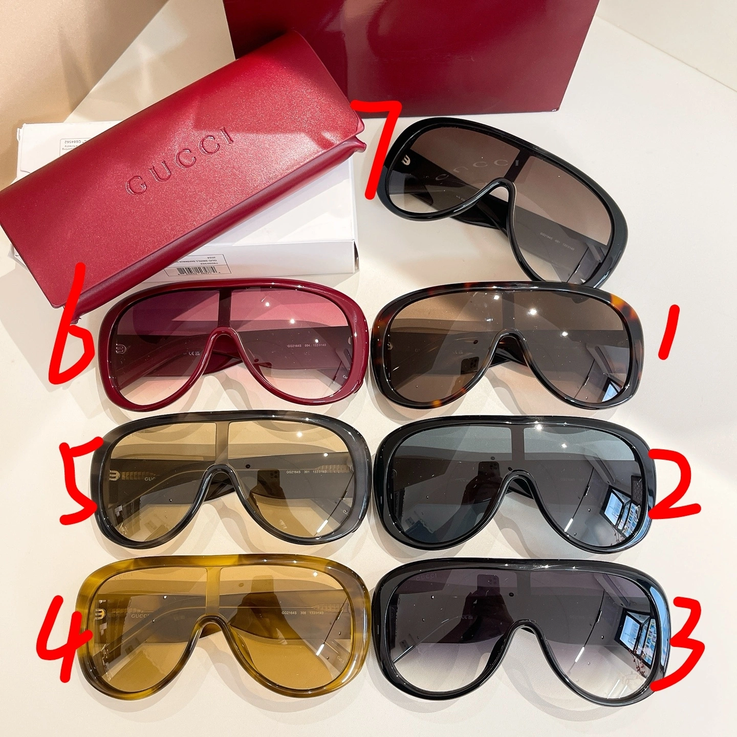 Barbara-- 6u33i MODEL：GG2164S 7colour item:F-S132A2338-7H