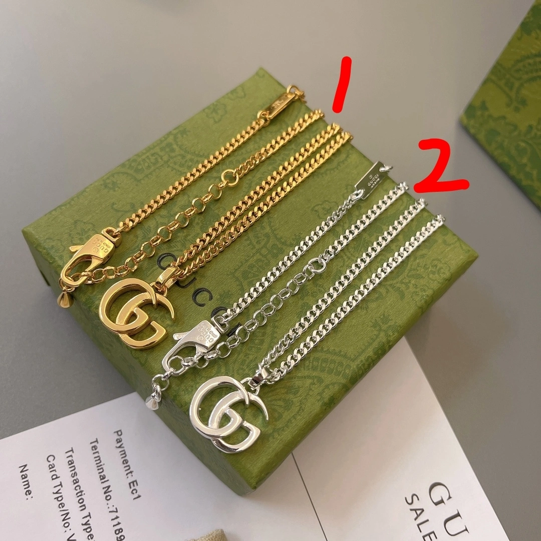 Barbara-- 6u33i Running 18Kgold necklace 2colour item:E-S092L1413-2H