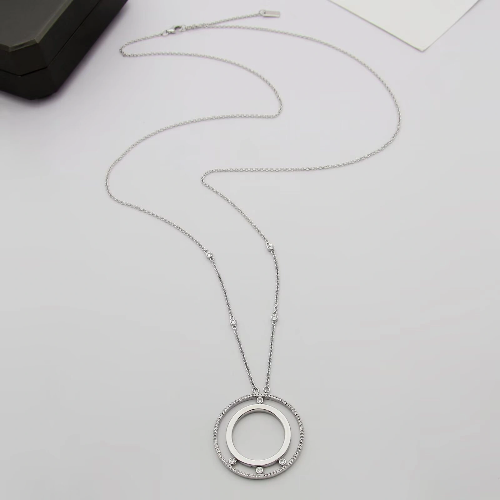 Barbara-- 75ssik1 necklace 3Colour item : E-S092K0835-3H