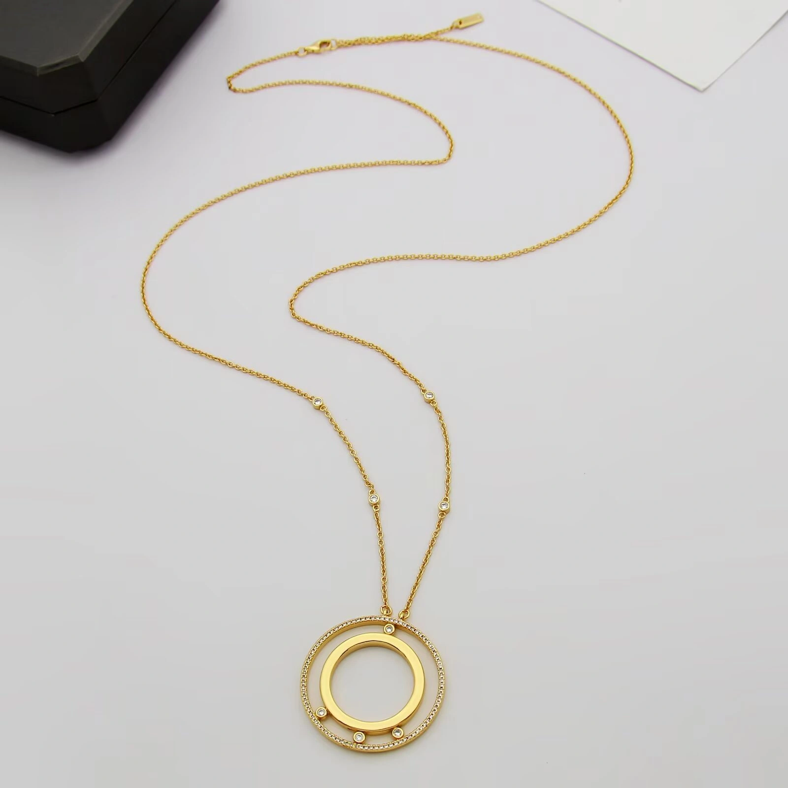Barbara-- 75ssik1 necklace 3Colour item : E-S092K0835-3H