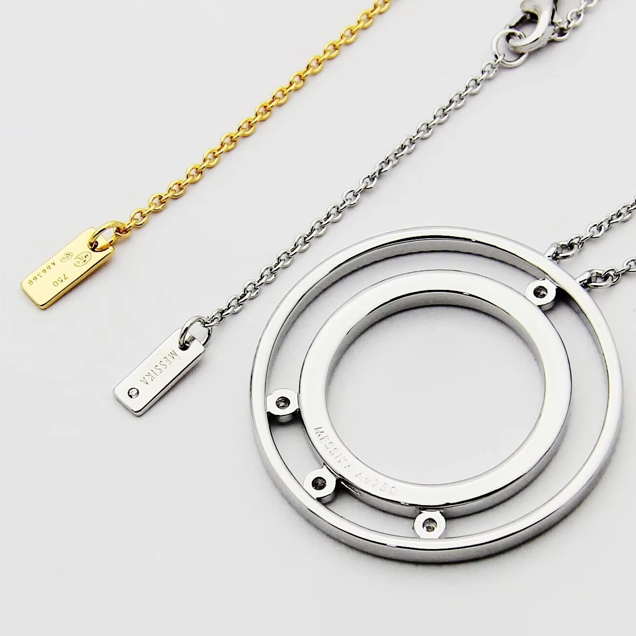 Barbara-- 75ssik1 necklace 3Colour item : E-S092K0835-3H