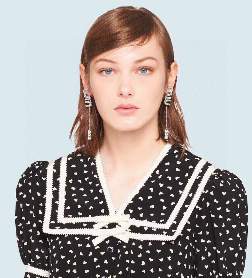 Barbara-- 7iu7iu silver earrings item : E-S092K0949H