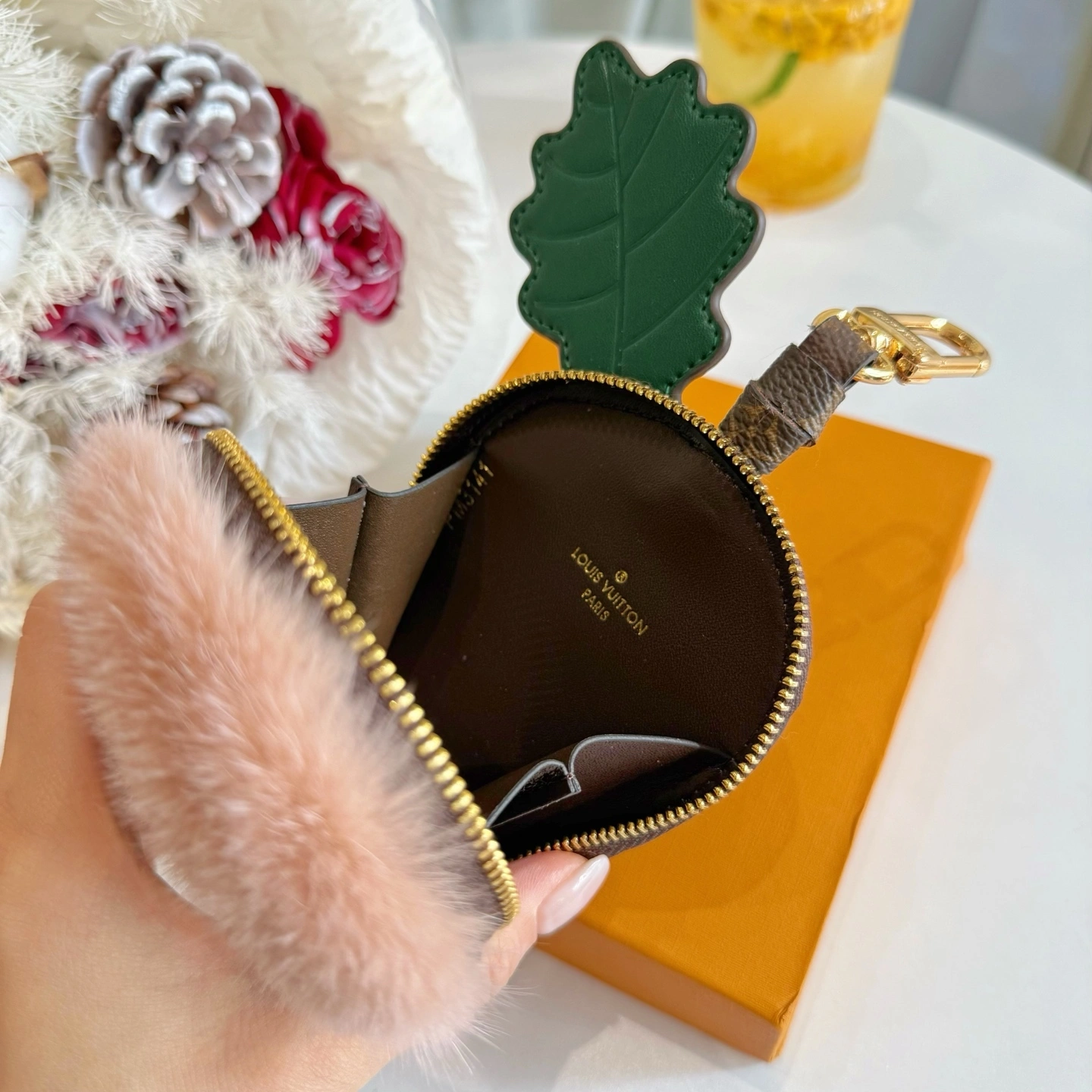Barbara-- 8V Acorn Monogram Mink item:F-S000A1020H