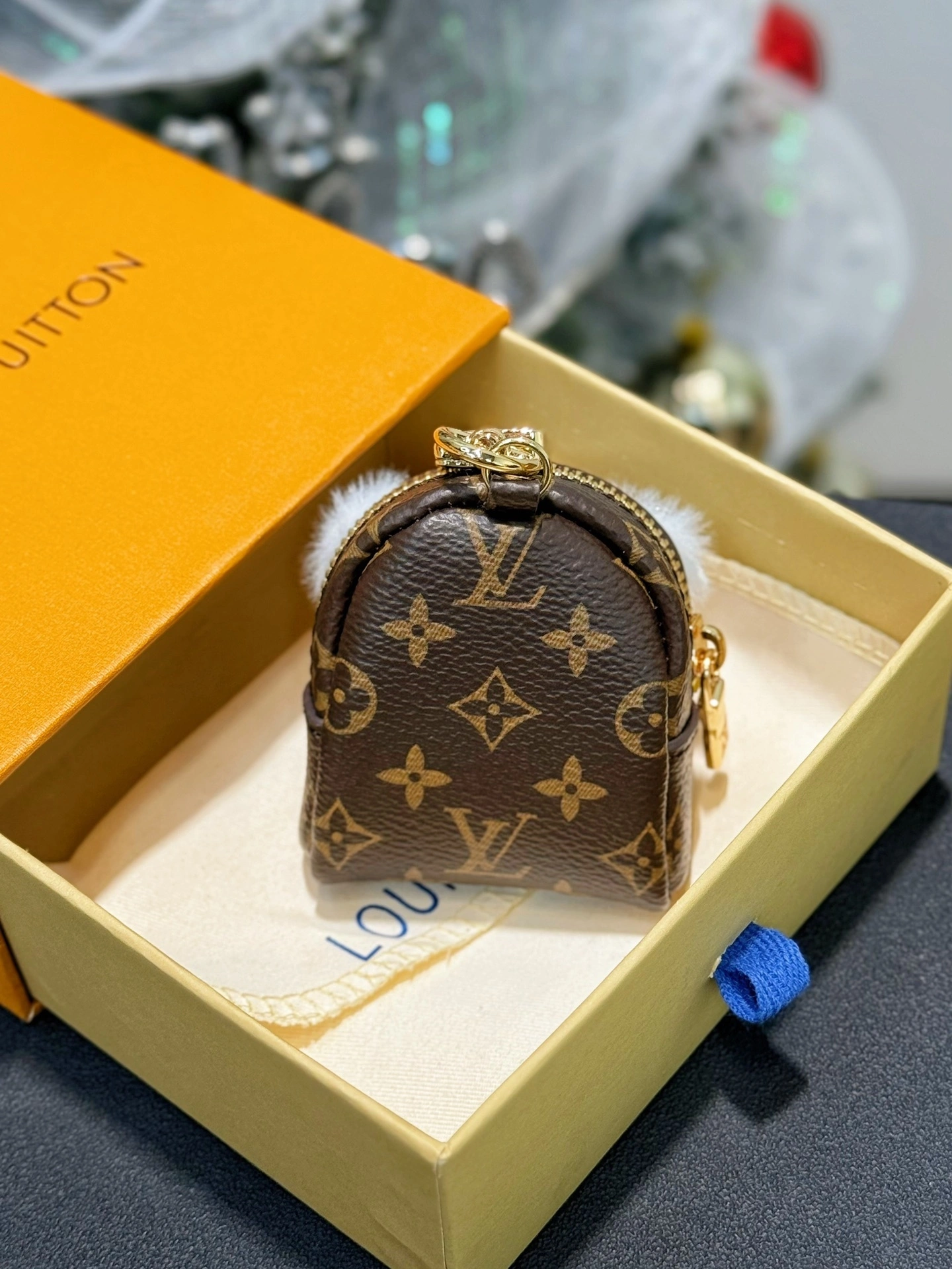 Barbara-- 8V M02128 Adorable Bear Bag Charm Monogram 3colour item:F-S000A1022-3H