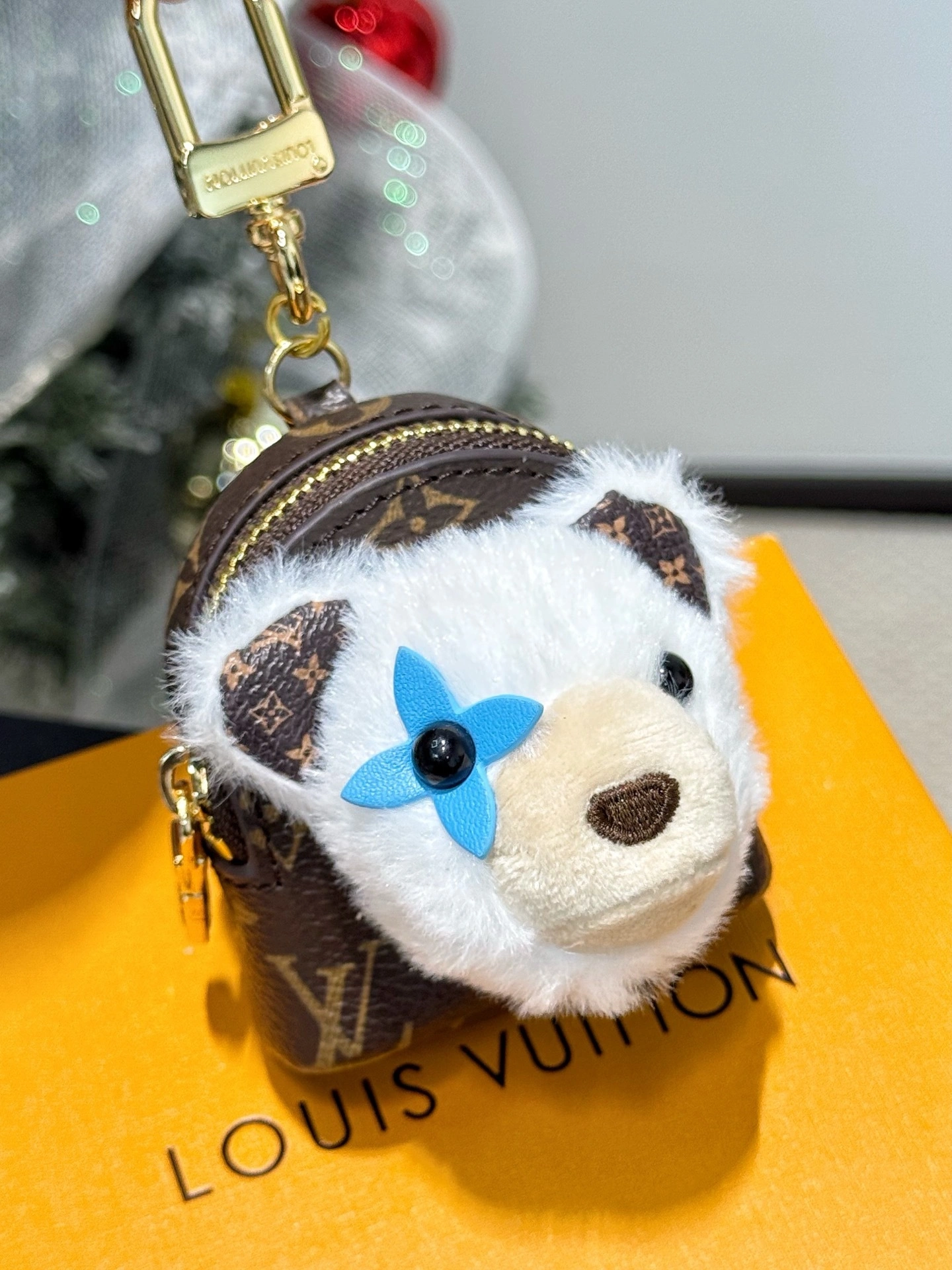 Barbara-- 8V M02128 Adorable Bear Bag Charm Monogram 3colour item:F-S000A1022-3H