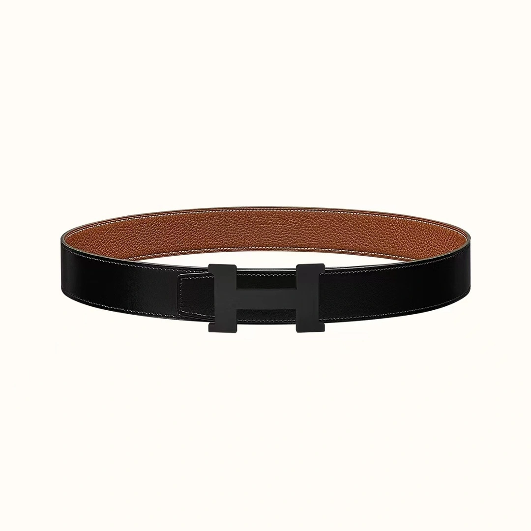 &Barbara-- CONSTANCE BELT BUCKLE & REVERSIBLE LEATHER STRAP 38MM item:C-S316B2539